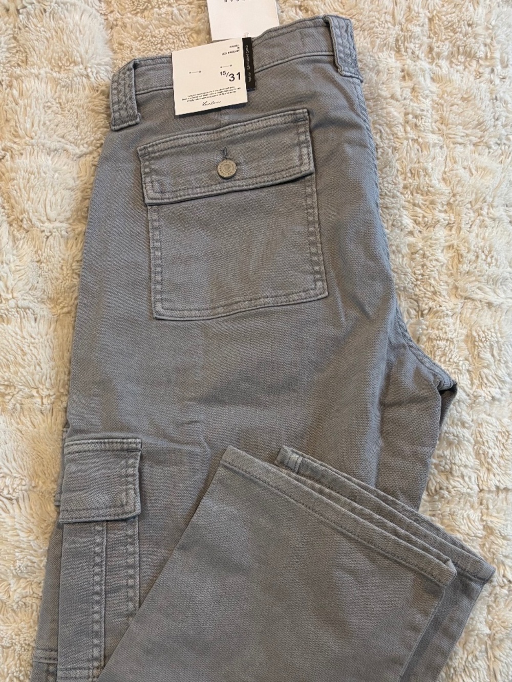 KanCan Gray Straight Leg Jeans